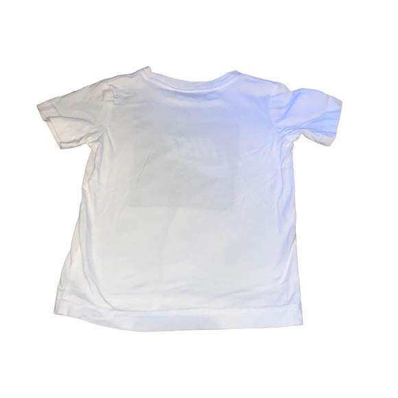 NIKE White Logo Short Sleeve T-shirt 3T - Picture 3 of 4